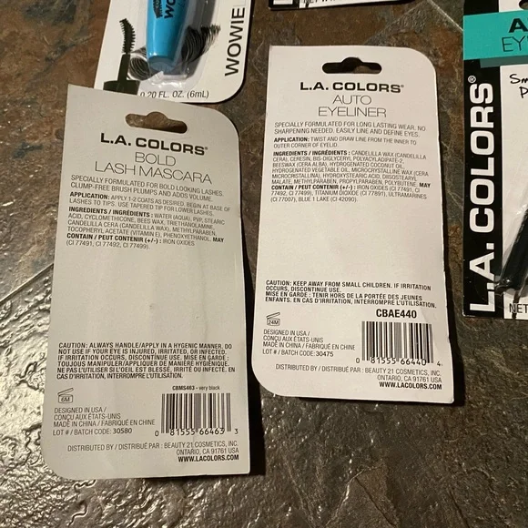 ✨ Makeup Bundle ✨ Ulta GWP Fall 2023 w/4 LA Colors Mascaras and 4 Eyeliners - Picture 5 of 12